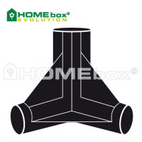 Homebox Spare Parts 3 Wege Verbinder 16mm (8 St&uuml;ck)