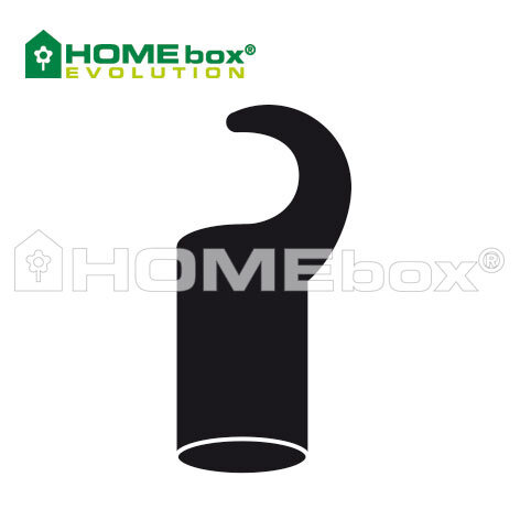 Homebox Spare Parts Haken kurz 16mm (Box a 4 St&uuml;ck)