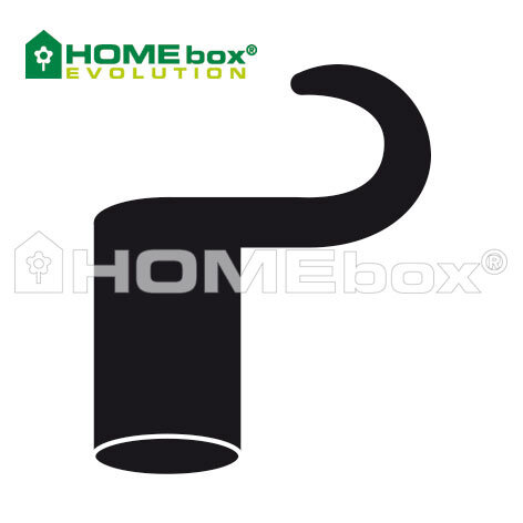 Homebox Spare Parts Haken lang 22mm (Box a 4 St&uuml;ck)
