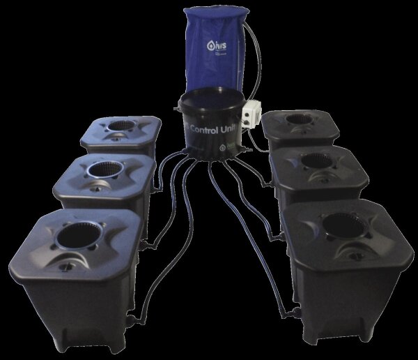 IWS Deep Water Culture System 18 POT inkl. Flextank 400l